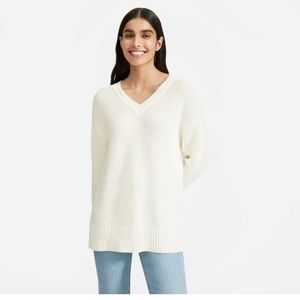Everlane The Link Stitch V-neck sweater